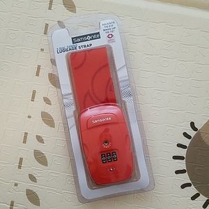 Samsonite 3dial combo luggage strap